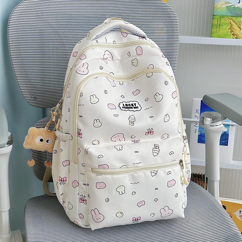 

Новый школьный рюкзак для средней школы, женский, в стиле инс, нишевый, для девочки, милый, свежий, рюкзак высокой стоимости single bag [without pendant]