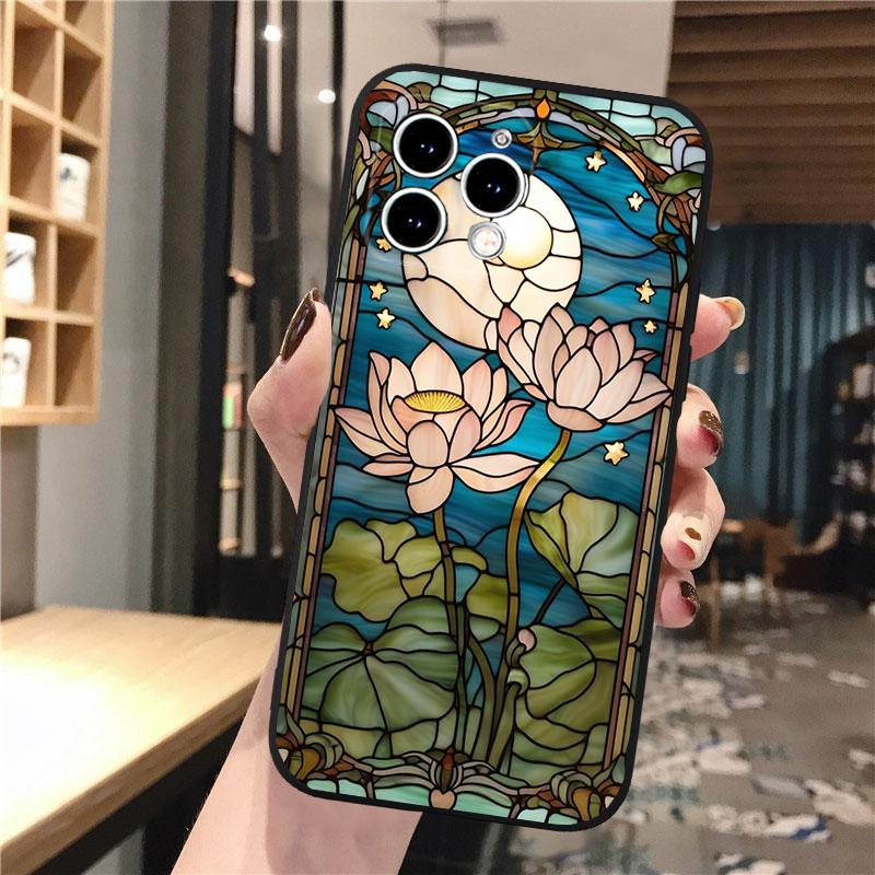 Lotusblumen-Handyhülle Für iphone 17 Pro Max 17 Pro Air 16 15 14 13 Pro Max 15 16 Pro 15Plus