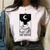 Witch Triple Moon Gothic Sun top women harajuku t-shirts girl graphic harajuku 2000s clothing women's gothic style sleeve shirt