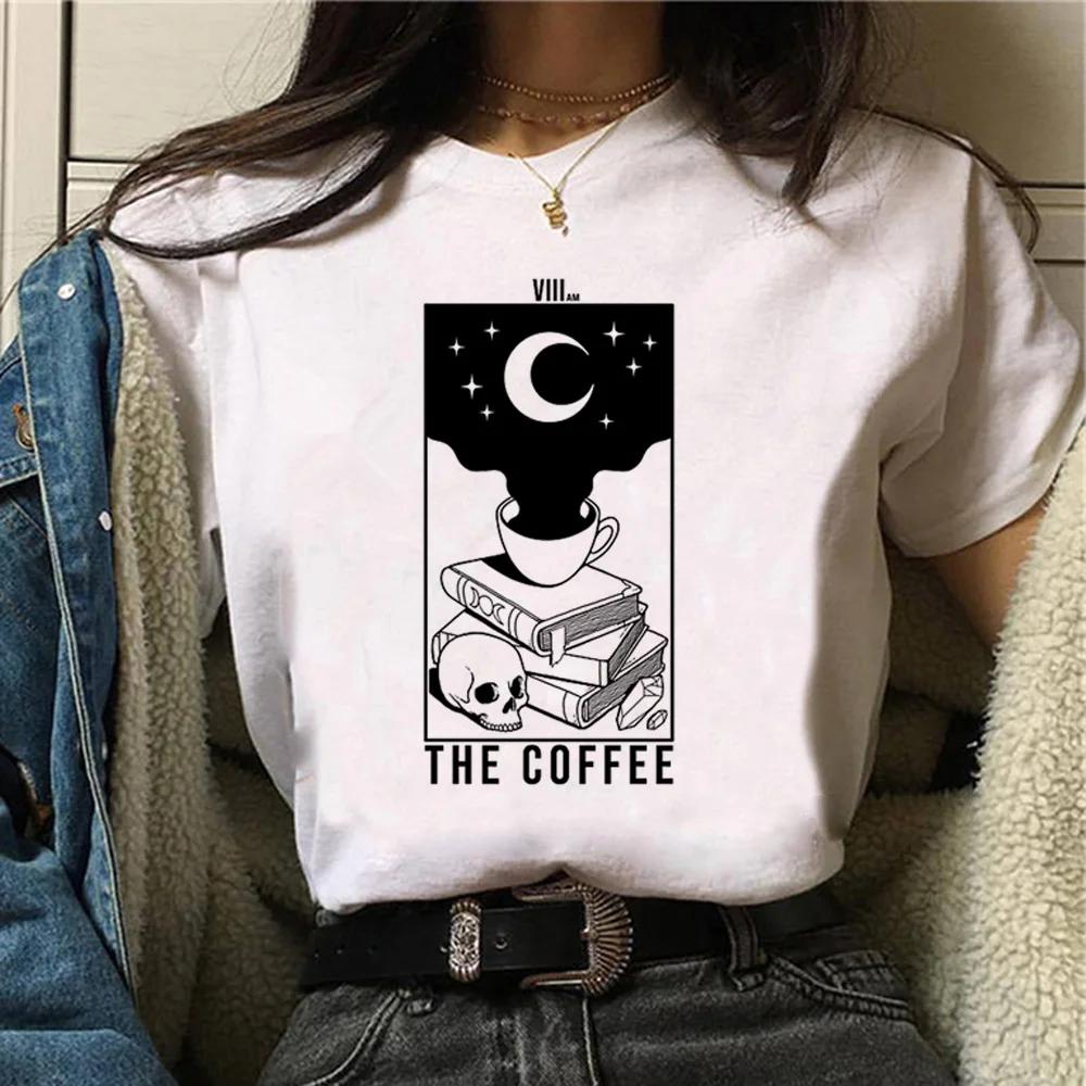 Witch Triple Moon Gothic Sun top women harajuku t-shirts girl graphic harajuku 2000s clothing women's gothic style sleeve shirt