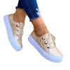 Plus size casual shoes women's new round toe thick sole casual viscose shoes foreign trade shoes wish2025