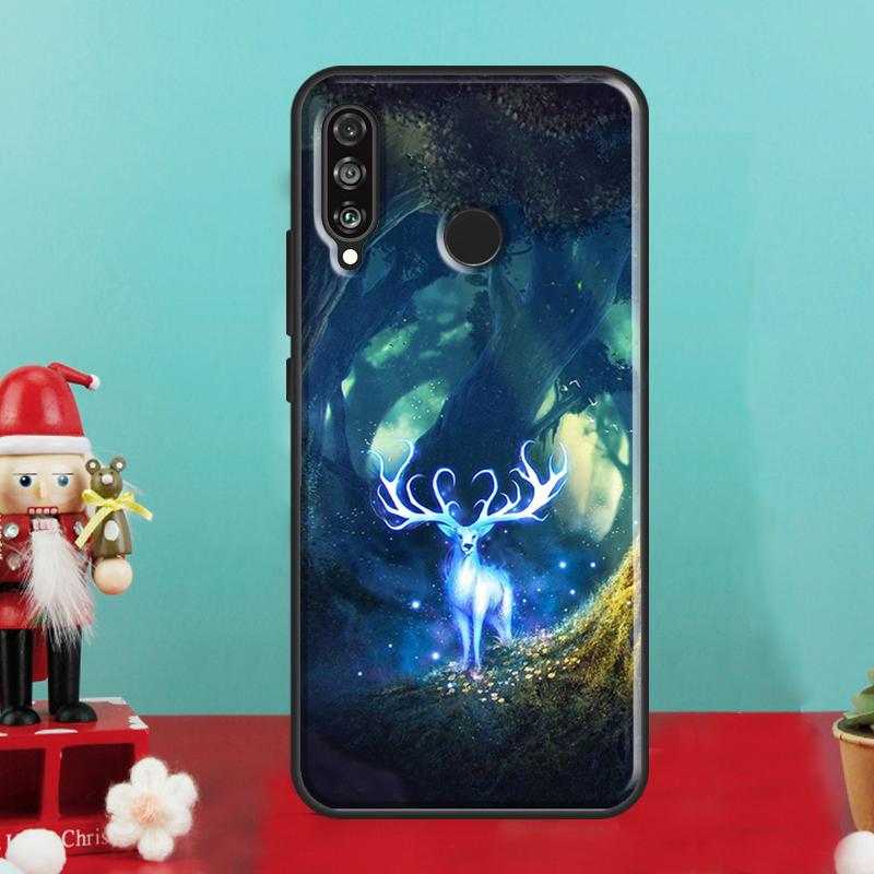 Animal Deer Art For Huawei Nova 12i 12s 11i 8i 9 10 SE Y90 Y60 Y70 Y72 Y73 Y61 Y91 P30 P40 Lite P60 Pro Case