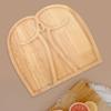 Decorative Tray Wood Charcuterie Board Funny Serving Platter Butts Shape Wood Tray Fruit Cheese Serving Board Food Platter for Home Kitchen Wooden