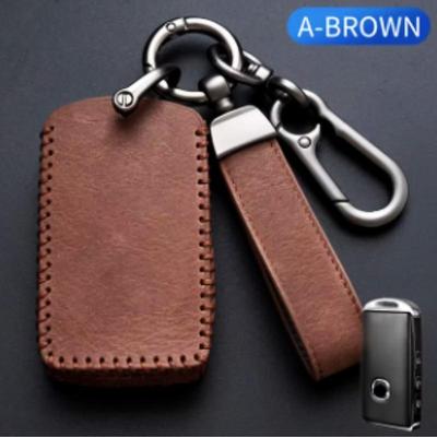 New Leather Car Key Case Cover Shell For Mazda 3 Alexa CX30 CX-4 CX5 CX-5 CX8 CX-8 CX-30 CX9 CX-9 Protector Keyless Fob Accessories
