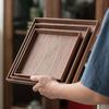 Simple Solid Black Walnut Household Kitchen Supplies Tableware Storage Tray Fruit Plate Wooden Tray