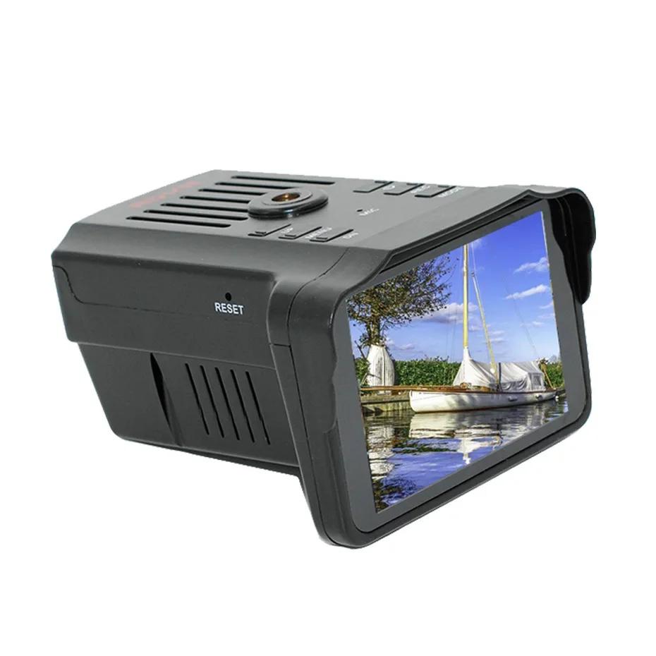 Kamera samochodowa 2 w 1 i detektor radaru, Wielofunkcyjne urządzenie do nagrywania w wysokiej rozdzielczości z przodu i z tyłu