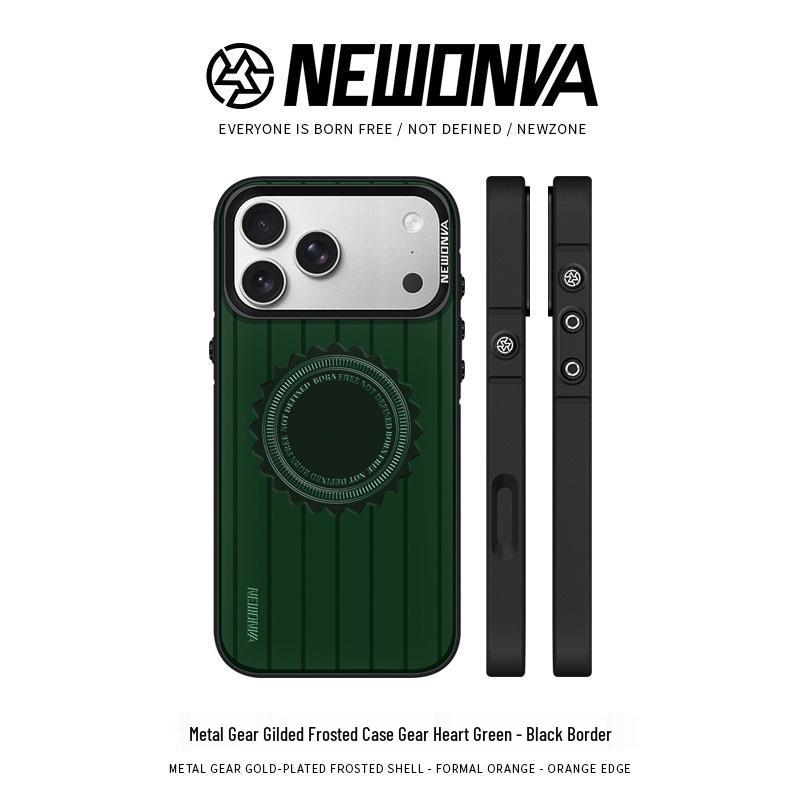 

New Zone Magnetic Gold Case for Apple 17Promax/16/15 and iPhone 14 16 Pro Max