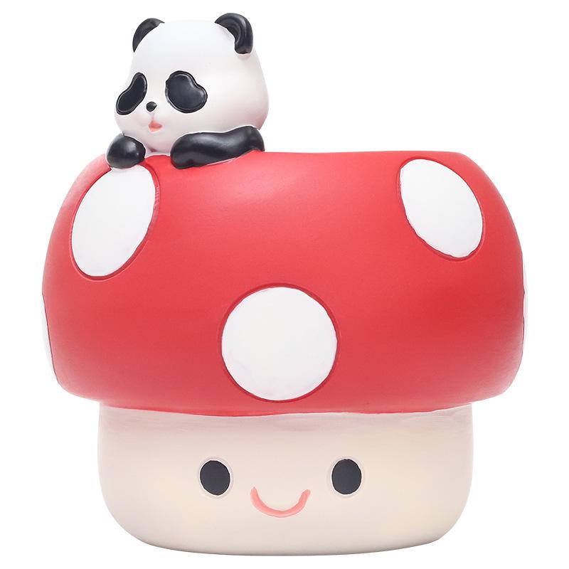 Creative Cartoon Mushroom Resin Flower Pot - Fun Desktop Garden Planter