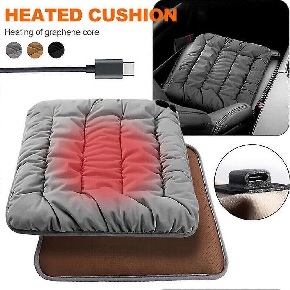 Car Heated Seat Cushion Quick-Heating Anti-Slip Winter Seat Cushion For Car,Home