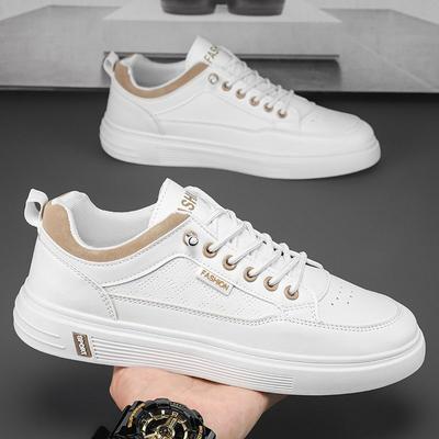 Herrenschuhe 2025 neue Herbst Herren atmungsaktive weiße Schuhe Sport- und Freizeitschuhe ins trendige Schuhe Studentenschuhe