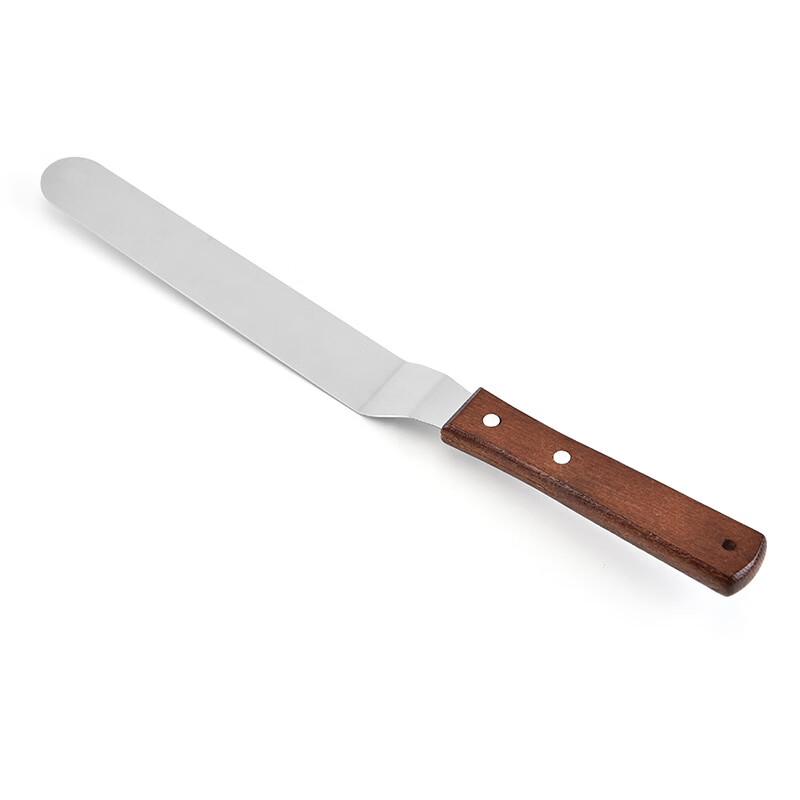 Ruhan Wooden Handle Curved Spatula