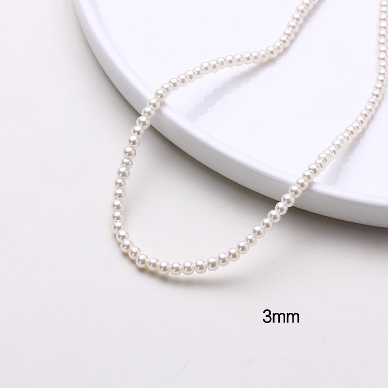 Pearl Color Glass Imitation Pearls Beads for DIY Jewelry Making