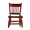 1:12 Scale Dollhouse Chair Miniature Furniture Decorative Wooden Chair for Dollhouse Model Display Chestnut Color