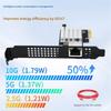 PCIe4.0 X1 10Gbps Ethernet Card Optimized For Gaming NAS Servers Using Advanced 8127 Controller Chip