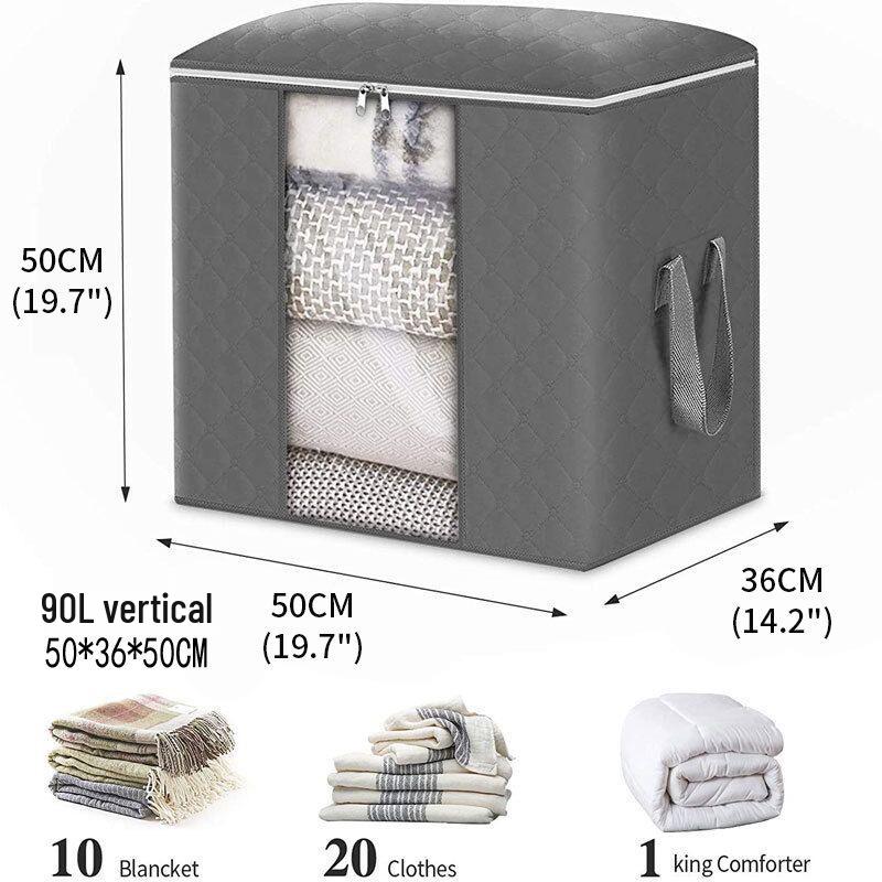 Premium Dustproof Moistureproof Non-Woven Storage Bag for Clothes and Quilts - Thickened Moving Solution