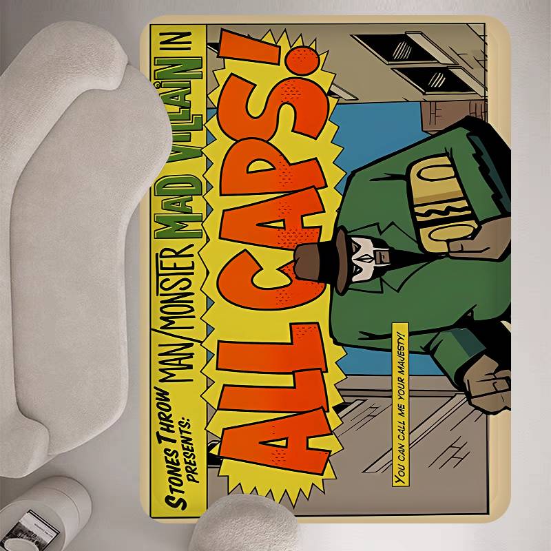 M-MF D-DOOM Rapper Door Mat Nordic Style Bedroom Living Room Doormat Home Balcony Anti-Slip Alfombra