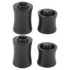 2Pcs Plastic Billiard Cue Joint Protectors Black Pool Cue Stick Joint Protectors Billiard