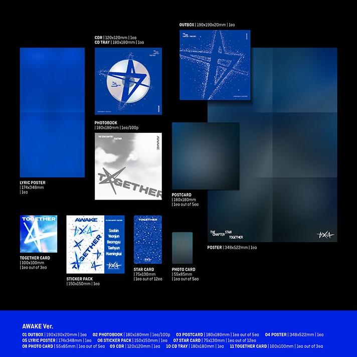 Pre-order TXT The Star Chapter: TOGETHER Album Standard ver. & SHOP POB