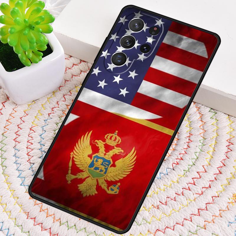 Montenegro Flag Silicone Phone Case For Samsung Galaxy note 10 pro S26 S25 S24 S23 S22 S21 Plus S25Ultra Capa Cover