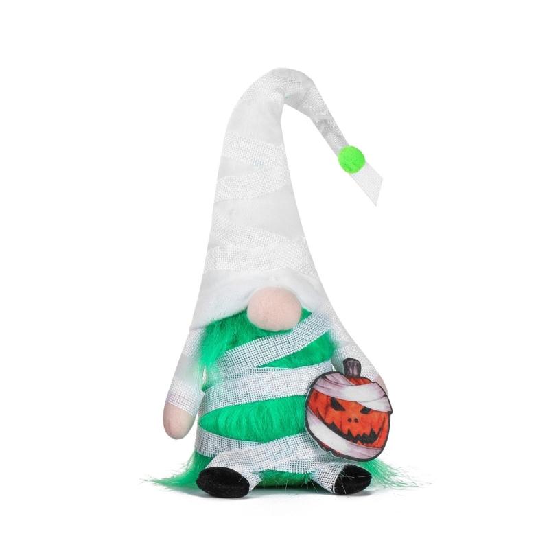 Halloween Faceless Old Man with Long Hat Halloween Faceless Dwarf Doll Halloween Decorations Halloween Home Table Decor
