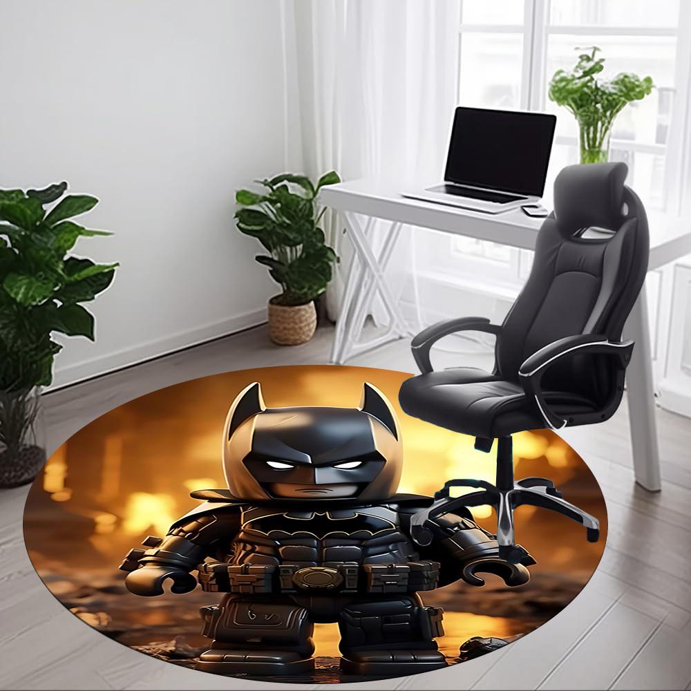 1pc Lego Office Round Area Rug, Indoor Mat Suitable For Office, Bedroom Living Room Home Decor, Room Deco, Offic a0928194