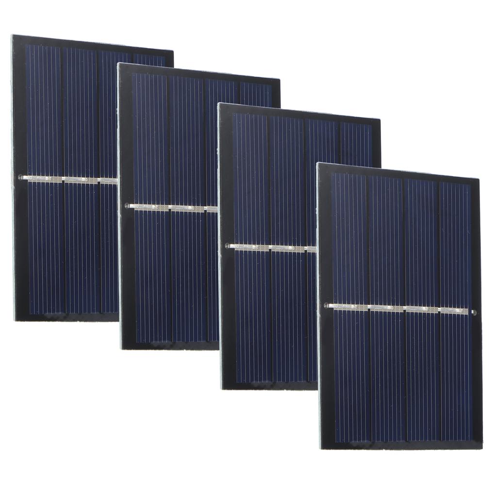 4Pcs 0.65W 2V DIY Solar Panel Module System for Solar Toy Light Battery Charging 60x80mm