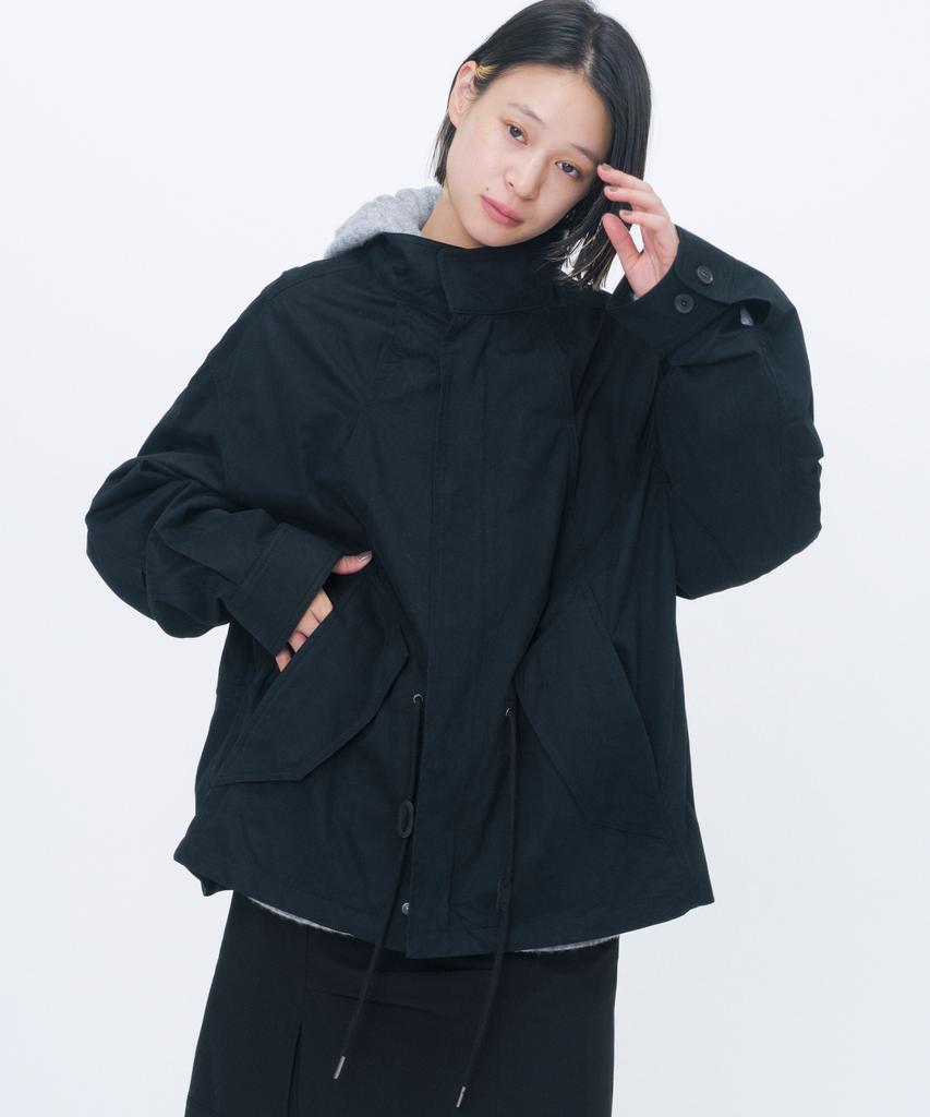 MISEKI SEOUL Double Pocket Short Field Jacket Black