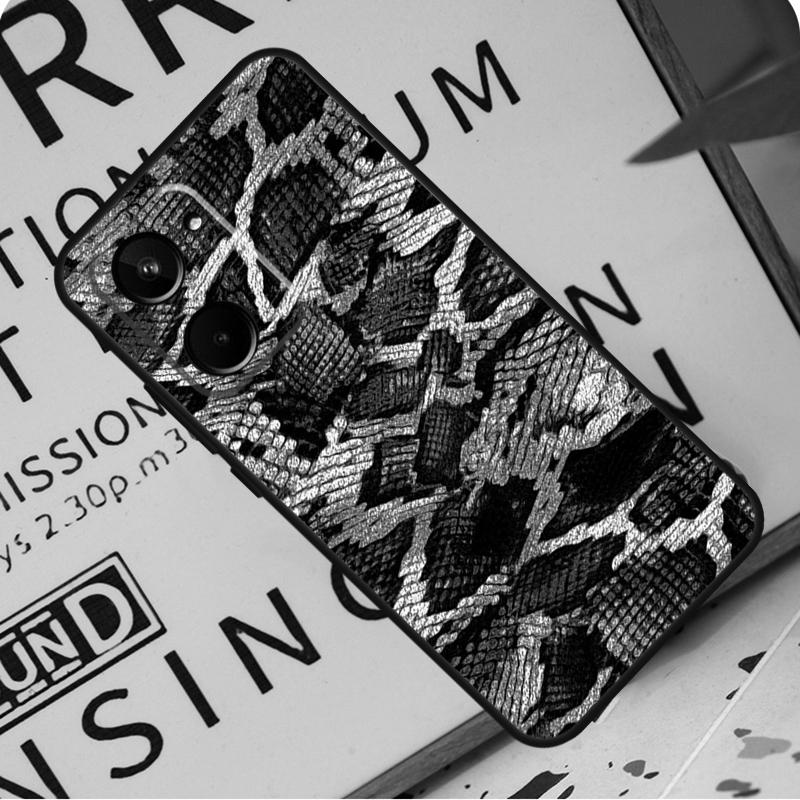 Cobra Python Snake Skin For Realme C55 C53 C67 GT Neo 5 6 9 10 11 12 Pro Plus C11 C25 C21Y C30 C31 C33 C35 C51 Case