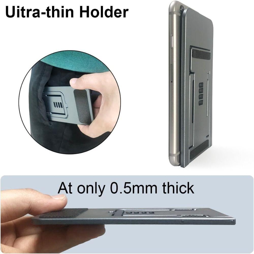Faltbarer Handyhalter Mehrwinkelverstellbar Ultradünne Handyhalterung Hohlraumdesign ABS Mini-Schreibtischständer Schreibtischgebrauch