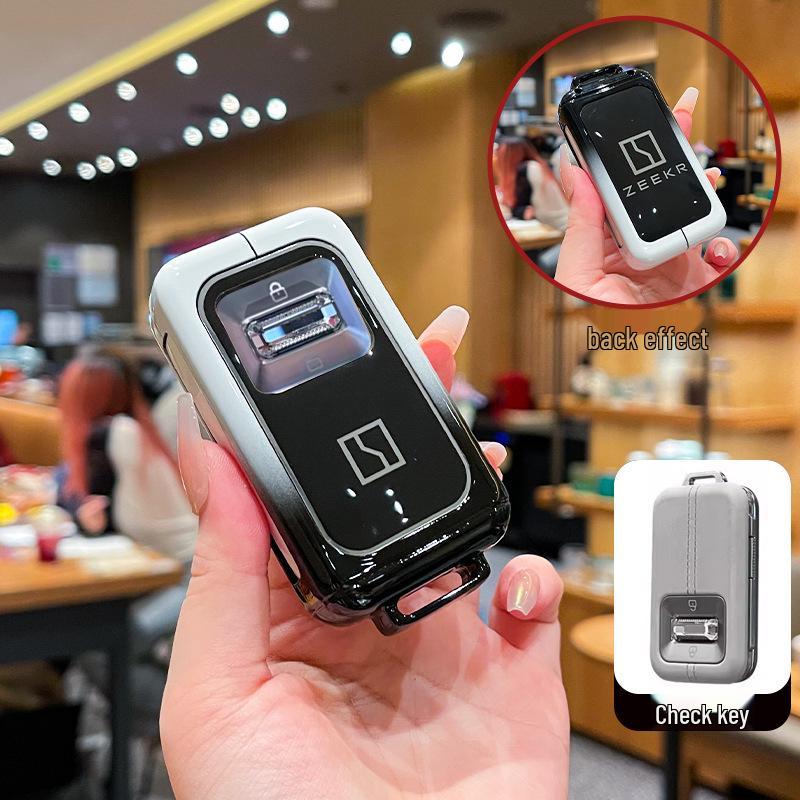 

Compatible Zeekr Key Case for 9x Models - 7x Car, 001max, Version 007, Metal X Shell, 009gt Refresh, Ultra Buckle Standard