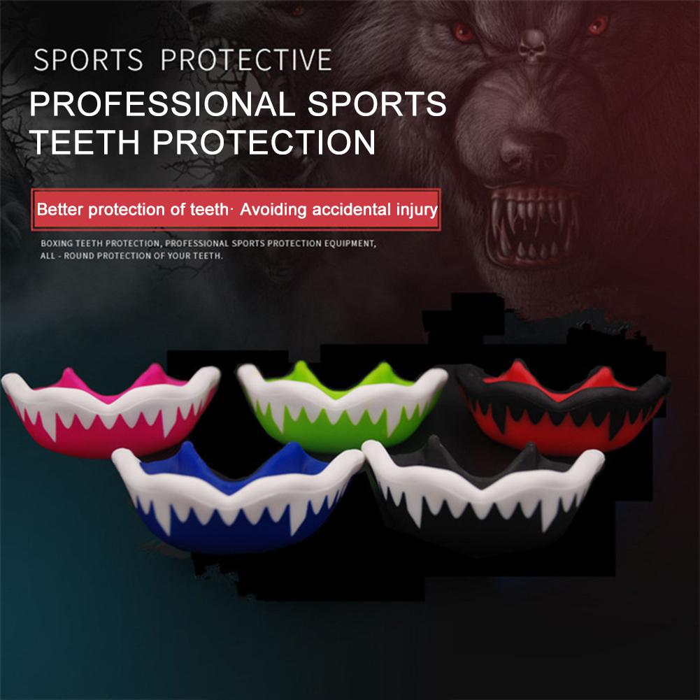 Mouth Guard Teeth Protector with Storage Box Combat Sports Mouth Guard Adults Junior Mouth Guard for Contact Combat Sport