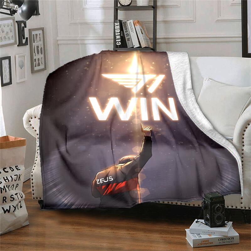 T1 Flannel Blanket Soft All-Season Throw, Design for Camping, Car Travel, Hiking Sofa, Bed, Office Perfect Gift for Parties
