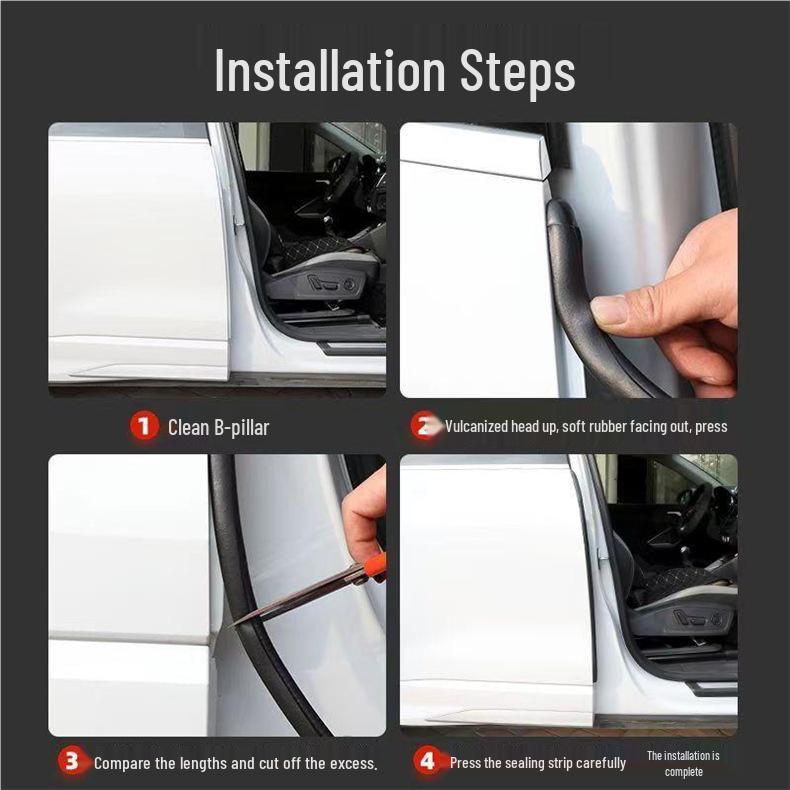 Zhiwei Tesla Door & Console Sealing Strip: Dustproof, Waterproof, Sound Insulation