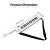 Guitar Electronic Piano with Mini Keyboard 37-Key Electronic Keyboard Piano Rechargeable Children' S Piano