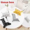 2PCS Cartoon cloth Table Decoration Home Car Storage Tissue Case Box Container Towel Napkin Papers B