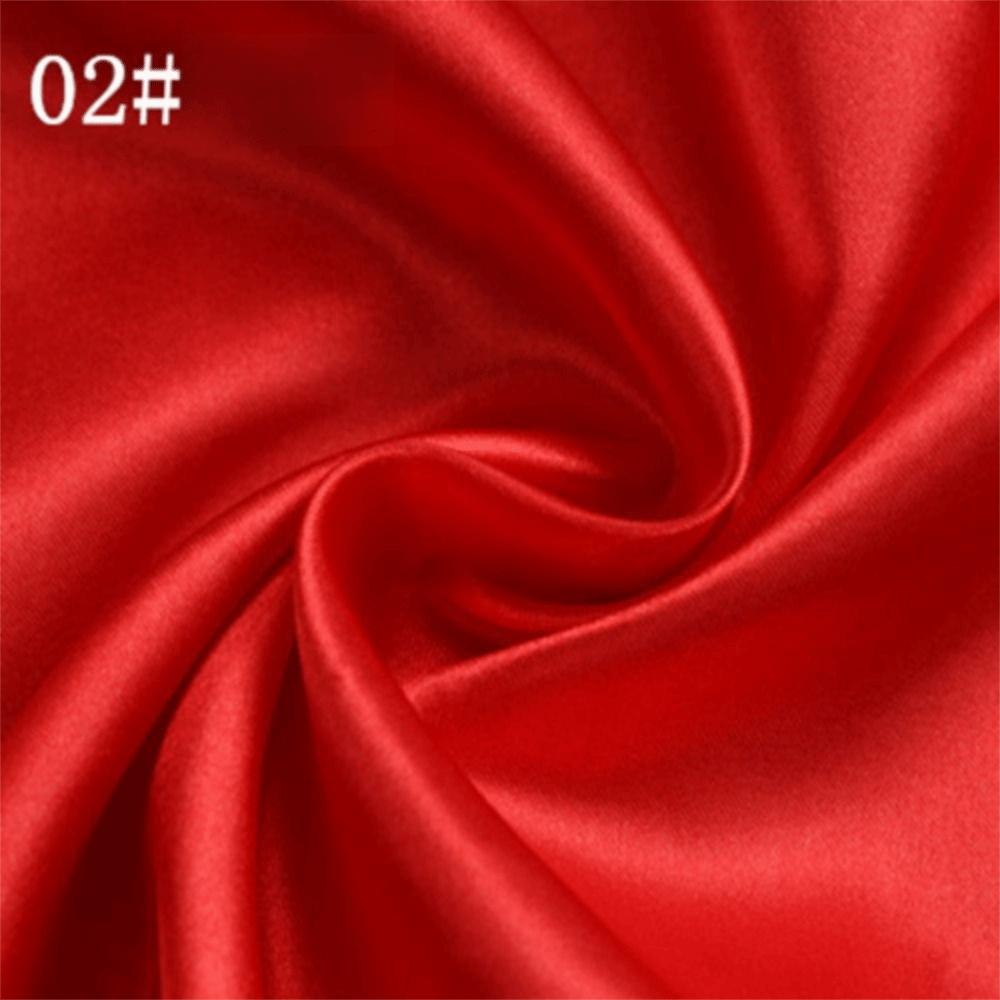 DIY 150*100cm Satin Fabric Handmade Imitation Silk Sewing Material Solid Color Clothing Fabric For Clothing Gift Box
