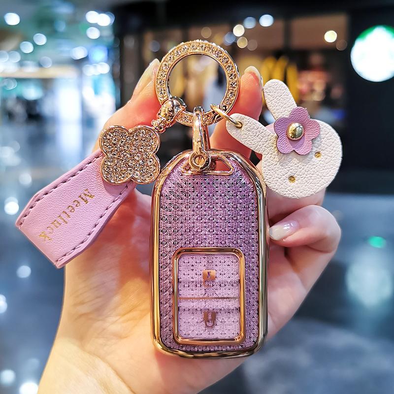 Car Key Case Cover Shell For Honda Vezel Accord Civic Xrv Breeze Crider Crv Envix Jade Fit Urv Car Key Bag Car Accessories