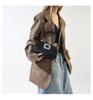 Casual Commuter Handbag Korean Style Simple Square Bag With Stitching Detail