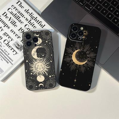 Witches Moon Tarot Mystery Totem Phone Case FOR IPhone 15 14 11 12 Pro 8 7 Plus X 13 Pro MAX XR XS MINI SE 2020 Black Covers