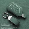 Suede Leather Car Key Case For Cadillac CTS CT4 CT5 Escalade 2021 2022 2023 Key Fobs Protector Cover Holder Shell Accessories