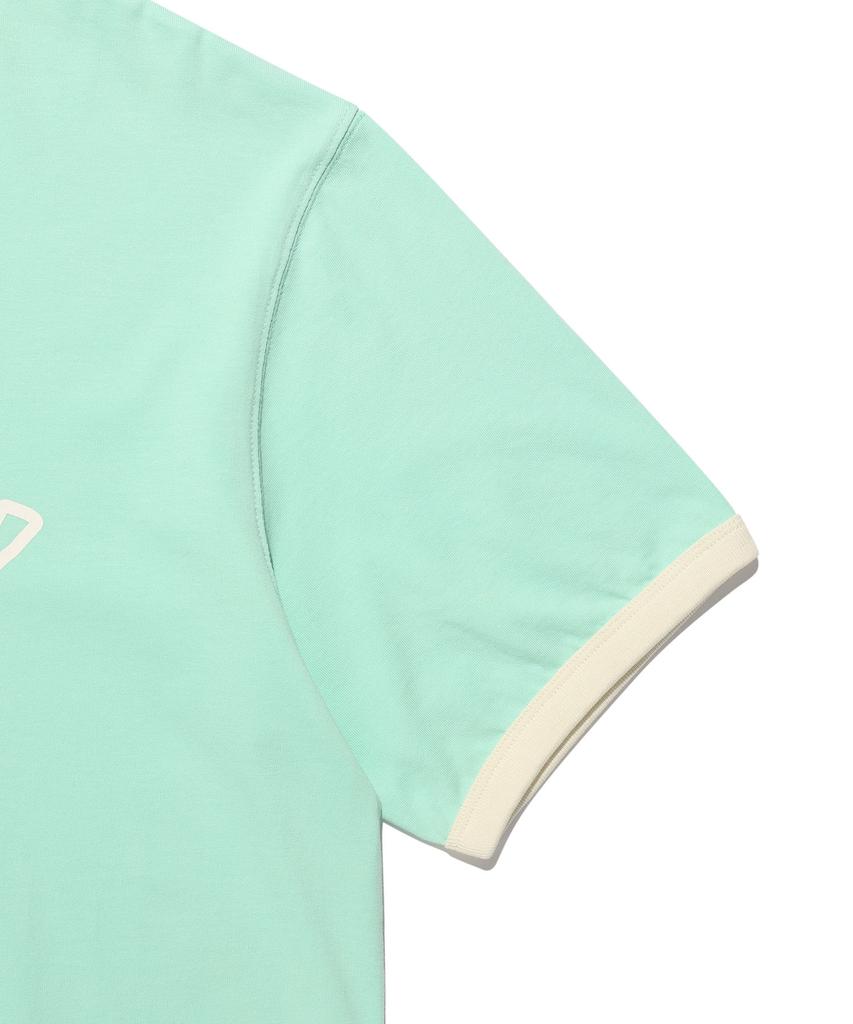 WACKY WILLY Kiki Ringer Short Sleeve T-Shirt Mint