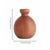 Wooden Flower Vase Aesthetic Wood Decorative Rustic for Home Decor