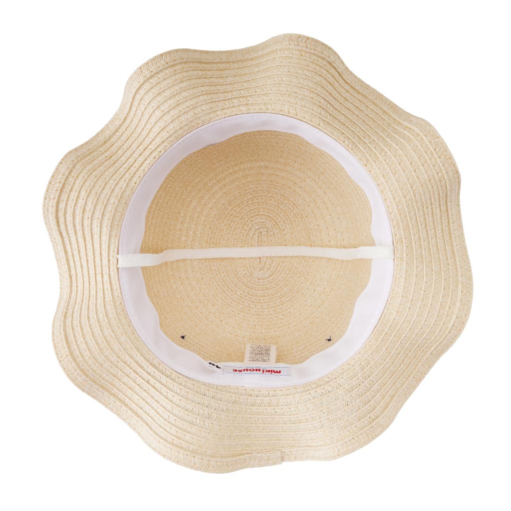[Miki House] Hat, UV Protection, Ribbon, Girls, Sun Hat, Baby, Kids, Children's Clothing, 12-9102-142, 50cm, Navy