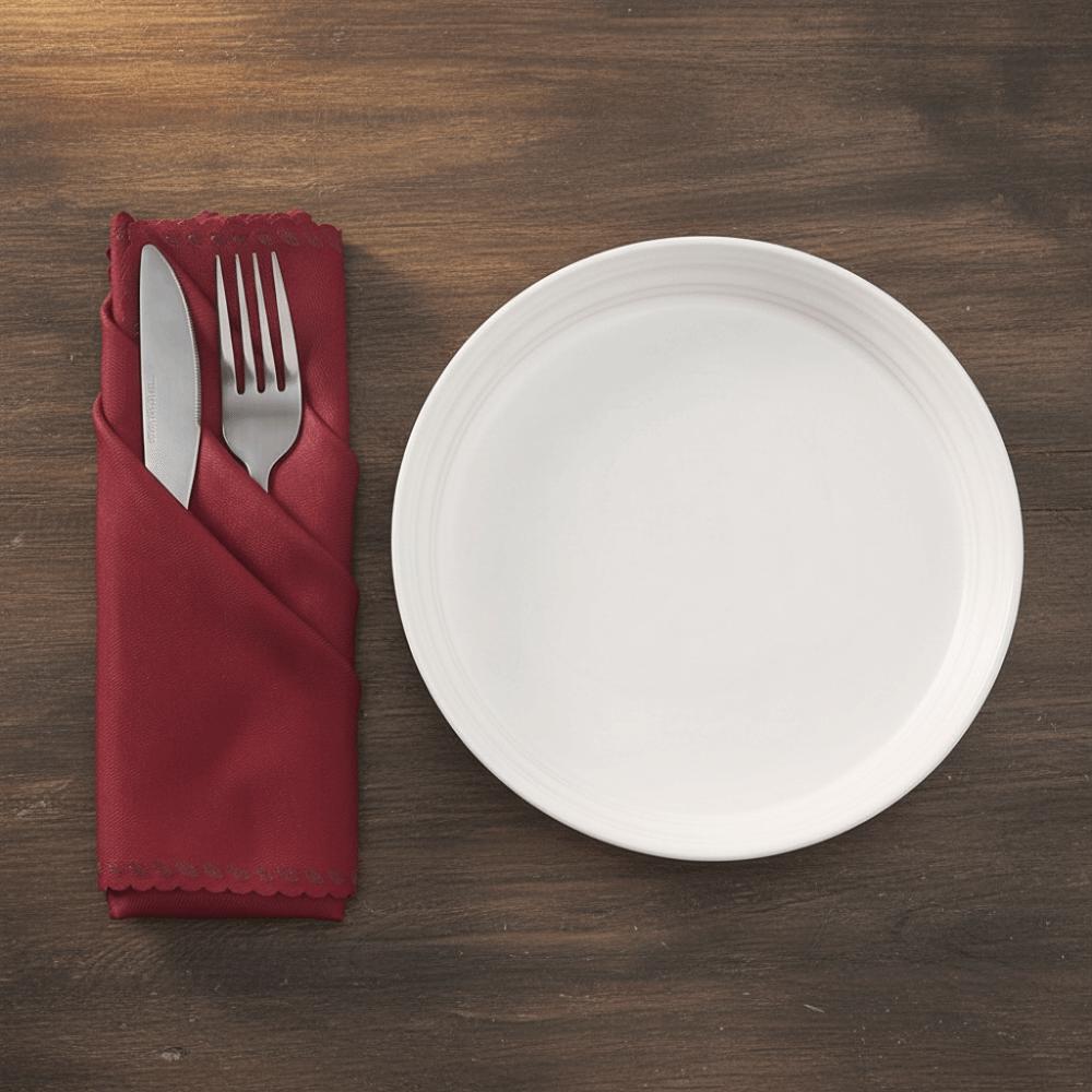 10pcs Smooth Texture Table Napkins 30x30cm Satin Napkins Dinner Napkins Birthday Celebration