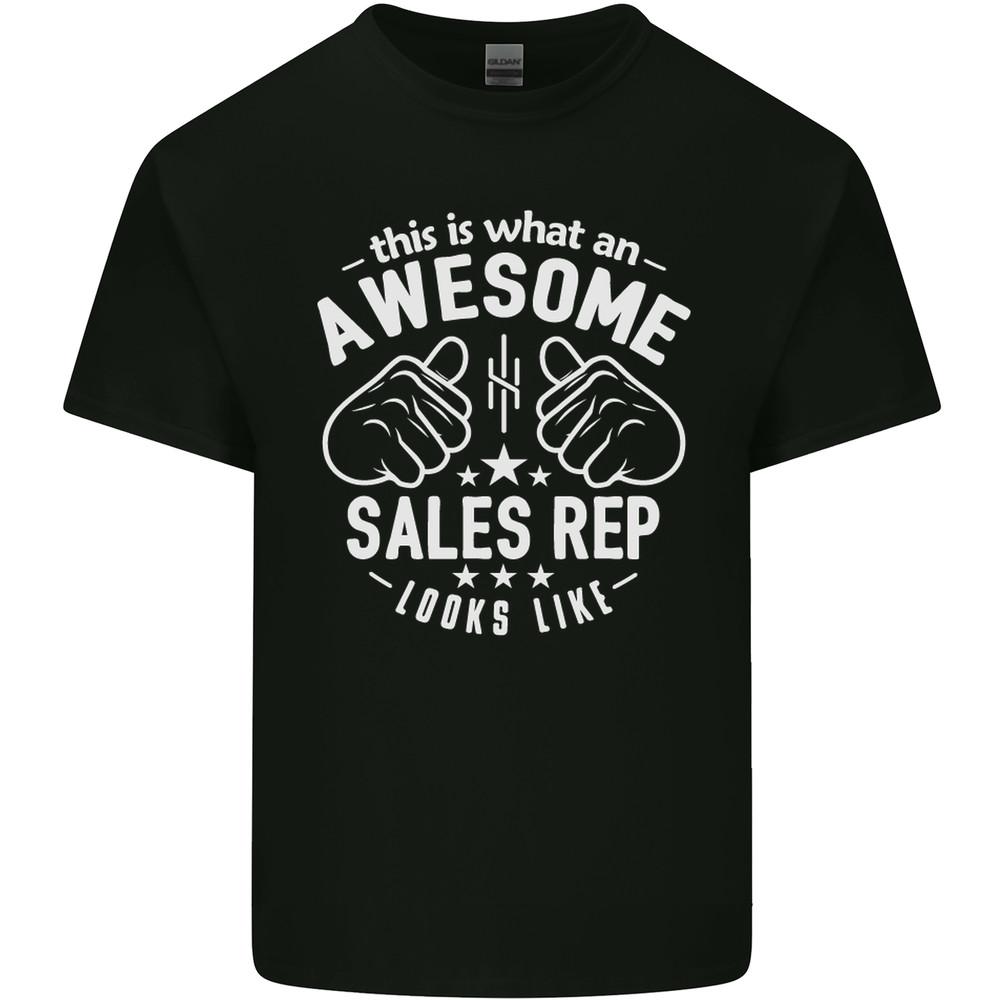 An Awesome Sales Rep Looks Like Mens Light Cotton T-Shirt Unisex T-Shirt XXL