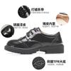 Children's Leather Shoes Spring Boys Black Dance Small Leather Shoes Wind Baby Elementary School Flower Girl Performance Shoes