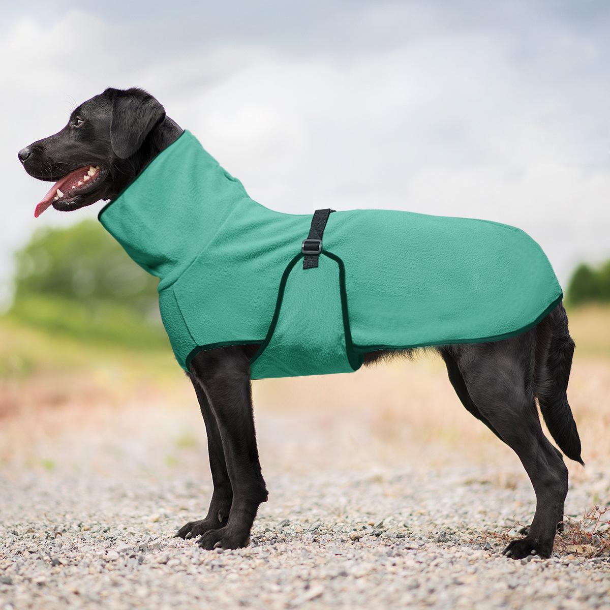 

Thickened Warm Hooded European & American Pullover for Golden Retriever 3XL озеро синього кольору