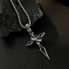 Stainless Steel Christian Tree Cross Necklace for Women Men Pendant Necklaces Retro Religion Jewelry Gift New Design Bijoux