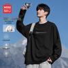 MINISO Men's Relaxed Fit Heavyweight Pure Cotton Long-Sleeve T-Shirt