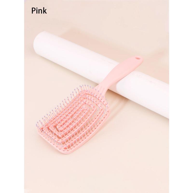 1 Stück Entwirrbürste, doppelt verwendbar für trockenes und nasses Haar, Damen-Haarbürste mit gebogenen Borsten, für langes, dickes, dünnes und lockiges Haar, zur täglichen Haarpflege